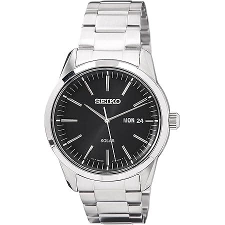 Seiko Reloj Anal Gico Para Hombre De Cuarzo Con Correa En Acero Inoxidable Sne P Amazon Es