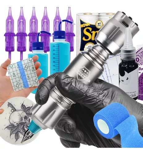 Kit Tatuagem Pen Rocket Tattoo Completo Profissional Parcelamento Sem