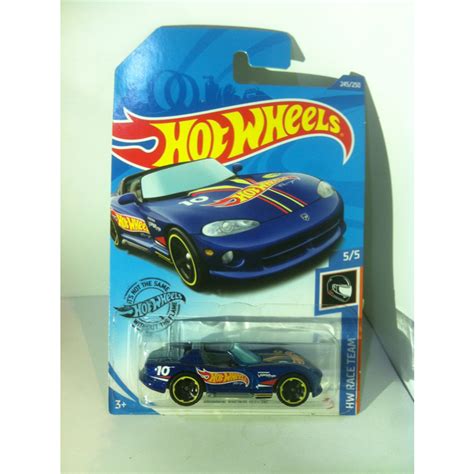Jual Hot Wheels HW Race Team Mini Collection Dodge Viper RT Treasure Hunts FS By