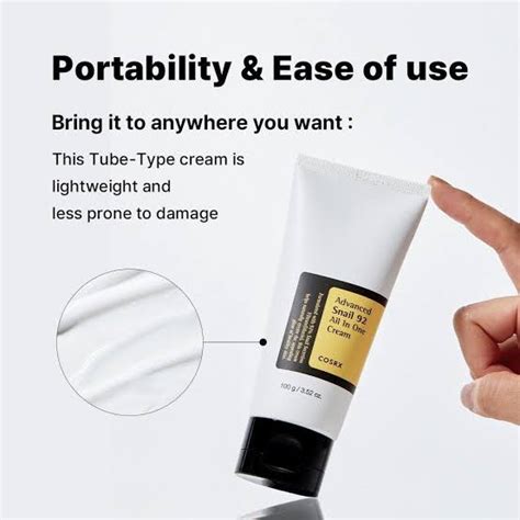 Cosrx Advanced Snail 92 All-in-one Cream Tube | Thebeautyprismng.com