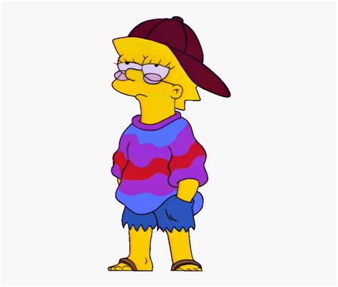 Simpsons Transparent Aesthetic Transparent Lisa Simpson Hd Png