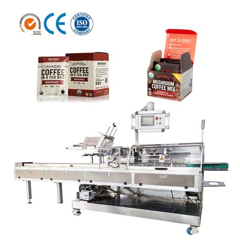 Kl Fully Automatic Coffee Tea Bag Sachet Carton Hot Glue Food Cartoning Form Fill Seal Wrapping