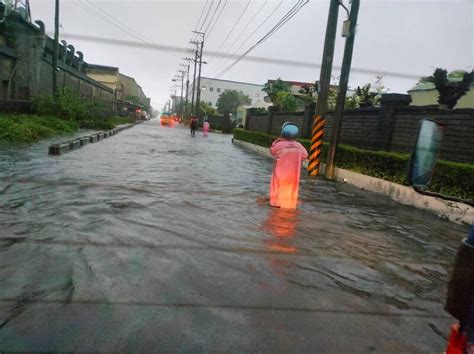 台中海線淹水災情多 路上驚見「紅色湧泉」 生活 自由時報電子報