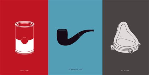 Minimalistic Posters Of Art Movements Feel Desain Your Daily Dose