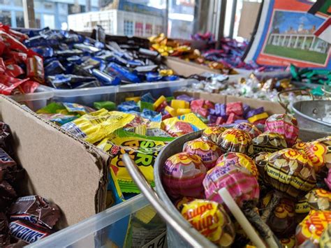 Various Kinds Of Sweets In The Store Editorial Stock Photo Image Of