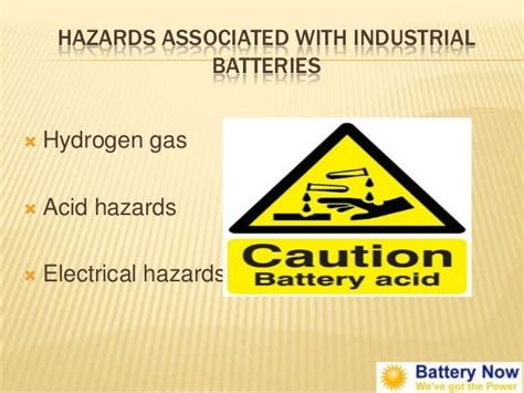 Battery – safety and handling