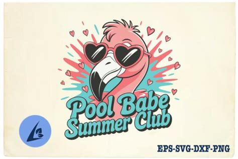 Pool Babe Summer Club Chill Vibes SVG Graphic By Liltwas Creative Fabrica
