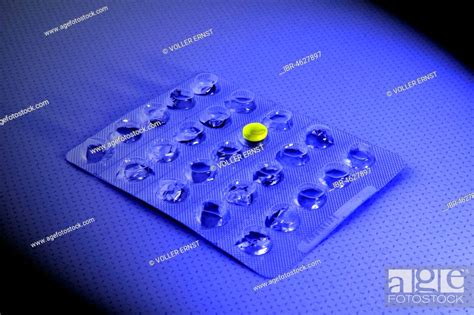 Yellow Pill Stock Photo Picture And Rights Managed Image Pic Ibr