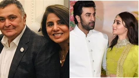 Neetu Kapoor remembers Rishi Kapoor on Ranbir Kapoor's wedding, gets his name added to her ...