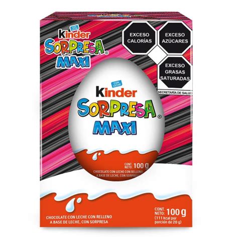 Huevo De Chocolate Kinder Sorpresa Maxi G Bodega Aurrera Despensa