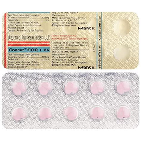 Concor COR 1.25 Tablet - Jeevandip