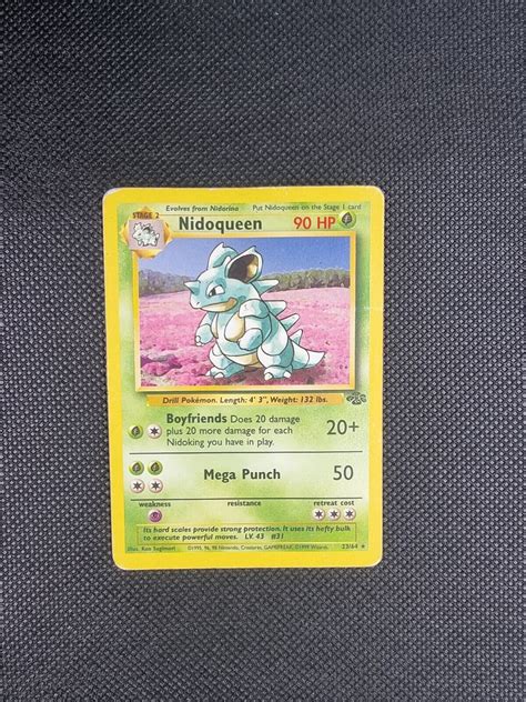 Mavin Nidoqueen 23 64 Jungle Set Non Holo Pokemon Card 1999 WoTC