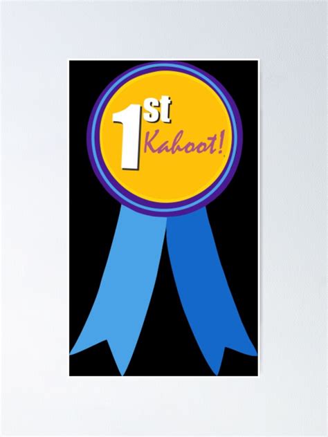 "Kahoot Winner" Poster for Sale by GravesByrd | Redbubble