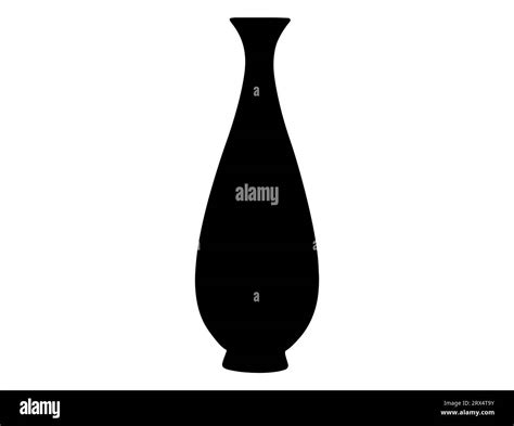 Vase Silhouette Vector Art White Background Stock Vector Image And Art