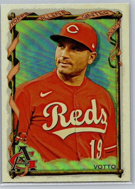 Topps Allen Ginter Silver Portrait Parallel Joey Votto Reds