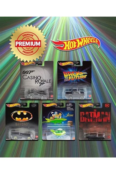HOT WHEELS Hw Premium 5 li Retro Entertainment 2023 Özel Seri Koleksiyon Set Fiyatı Yorumları