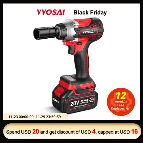 Vvosai Mt Series N M Electric Impact Wrench V Brushless Wrench