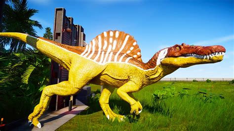 Attack On Dinosaurs New Species Mutant Spinosaurus Vs Purple