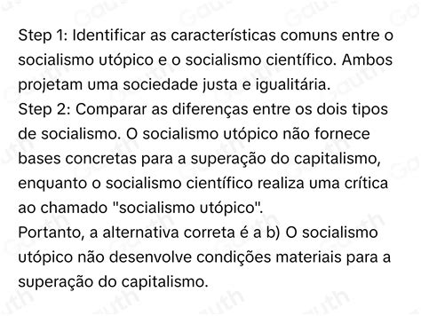 Como Podemos Diferenciar O Socialismo Utópico Do Socialismo Científico