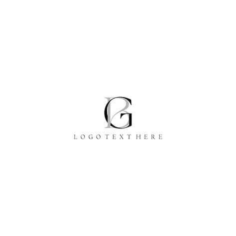 Bg Logo Bg Letter Logo Bg Initials Logo Vetor Premium