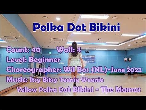 Polka Dot Bikini line dance 폴카닷비키니 초급라인댄스 YouTube