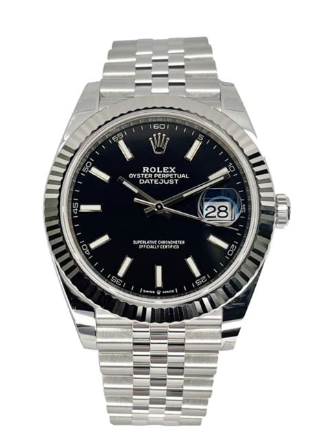 Rolex Datejust Stainless Steel Jubilee Fluted Bezel