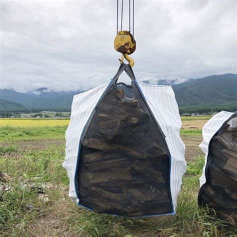 Bulk Jumbo Mesh Packaging Sack Packing 1000kg 1ton Big Bag For Firewood