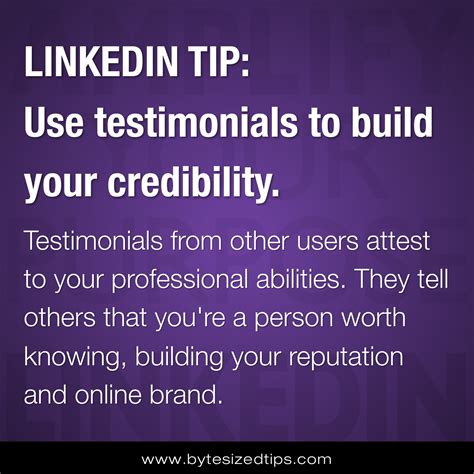 Use Linkedin Recommendations To Build Your Credibility Virtuallinda