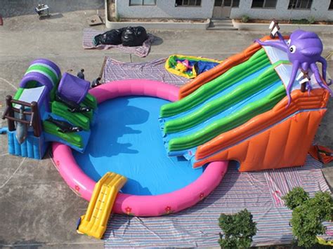 amazing inflatable octopus  water park water playground