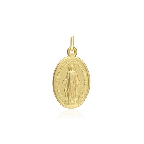 Medalla Silueta Virgen De La Cabeza Oro K