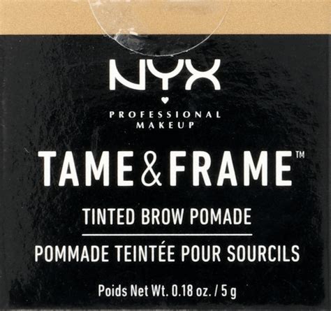 Nyx Professional Makeup Tame Frame Tinted Brow Pomade Pomada Do Brwi Nr Blonde G