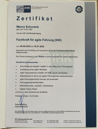 IHK Fortbildungen Mit IHK Zertifikat Z B Agiles Projektmanagement