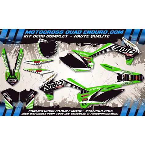 Kit D Co Perso Kxf Bud Racing Ma B