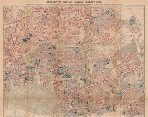 Charles Booth Charles Booths Poverty Map Of London Ne 1889 The