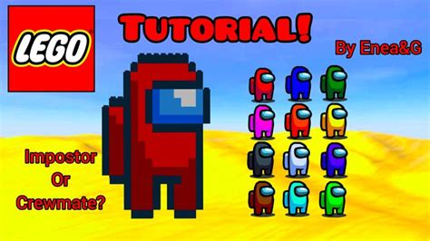 Tutorial Come Costruire Among Us Red Character Con I Lego Pixel Art