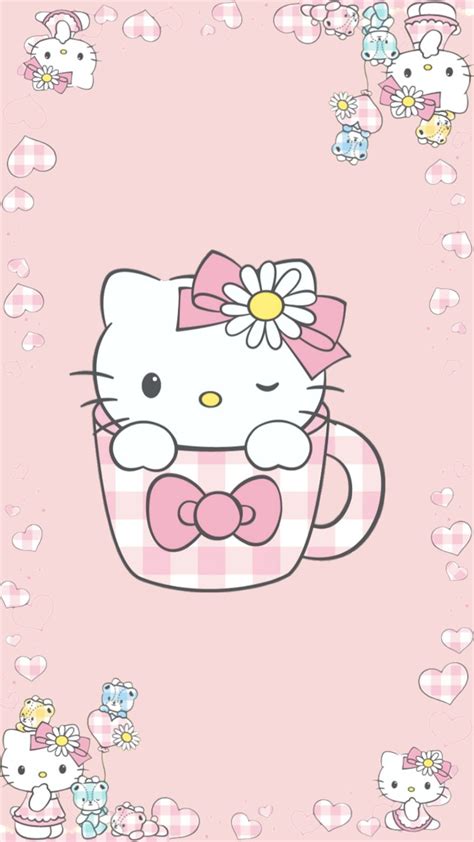 Pin By Aekkalisa On Hello Kitty Bg2 Hello Kitty Wallpaper Sanrio