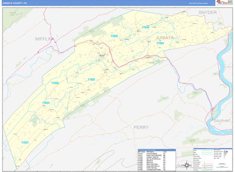 Juniata County Map