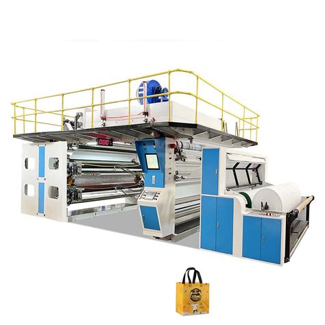 Non Woven Packaging Bag Ci Colour Flexographic Flexo Printing Machine