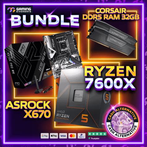Ryzen 7600X Bundle (CPU, RAM, Mobo) #6 – Gaming Giveaways
