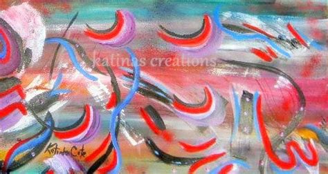 Oil On Paper Contrasting Colors By Katina Cote