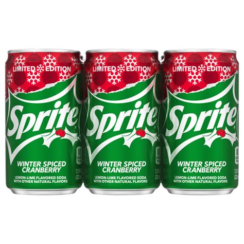 Save On Sprite Winter Spiced Cranberry Soda Mini 6 Pk Order Online