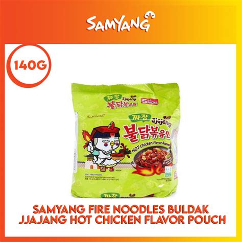 Samyang Fire Noodle Buldak Hot Chicken Jjajang Flavor Ramen Multipack