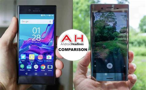 Phone Comparisons Sony Xperia Xz Vs Xperia Xz Premium