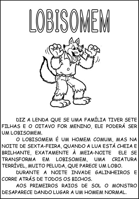 Historia Do Lobisomem - Lendas folclóricas brasileira - Personagens, história, origem e imagens