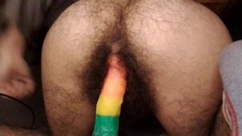 PERFECT HAIRY RIDING DICK DILDO More Content Like This On My Onlyfans Therainbowboy28