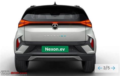 Tata Nexon Ev Facelift Unveiled Bookings Open On September 9 Team Bhp