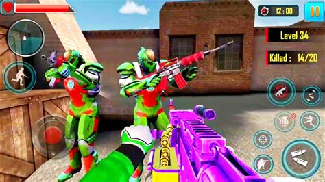 Robot Fps Shooting Strike Shooter Fps Game Androidgameplay Part