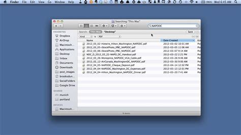Find Documents With Smart Folders On The Mac Youtube