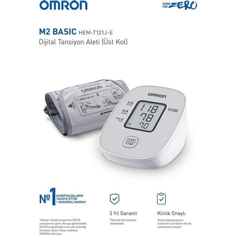 Omron M Basic Hem J E Intellisense Koldan Tansiyon L Er Markafarma