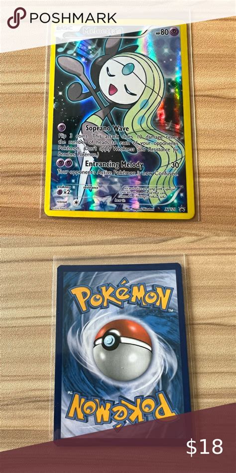 Meloetta XY 120 PROMO Rare Holo Card Full Art 2016